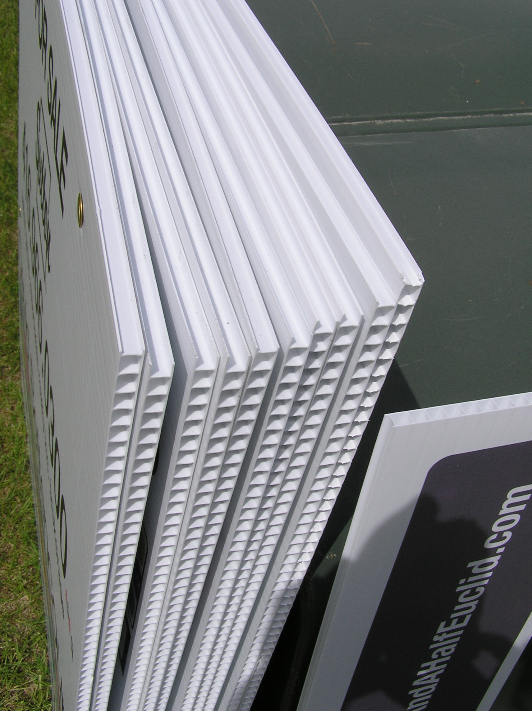 Corrugated Plastic Post Signs