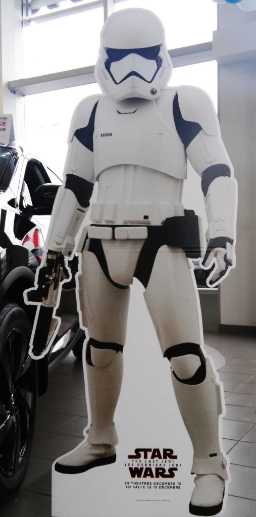 Star Wars Trooper print and cutout life size figure