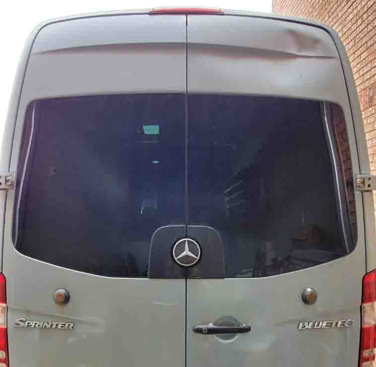 vehicle graphics on Mercedes