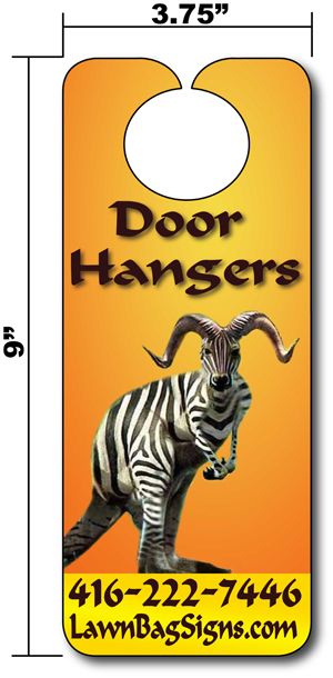 Kangaroo 3-75x9 Doorhanger