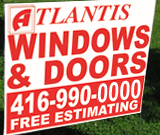  Roofing lawn sign