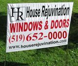 Home Renovations Lawn Sign
