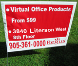 Software Lawn Sign