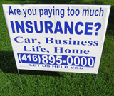 Insurance Lawn Sign