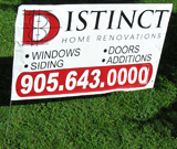 Home Renovations Lawn Sign