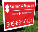 Painting & repairs renovation Lawn Sign