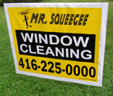 Window cleaning Lawn Sign