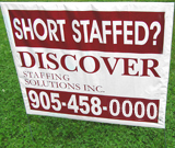 Staffing Lawn Sign