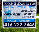 Odour Removal Lawn Sign