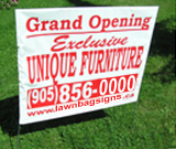 Furniture Opening Event Lawn Sign