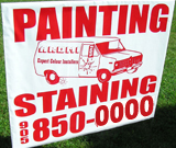 Painting Lawn Sign