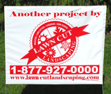 Landscaping Event Lawn Sign