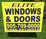 Windows & Doors Lawn Sign