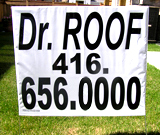 Roofing Lawn Sign