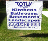 Renovation Landscaping Lawn Sign
