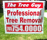 Tree Removal Lawn Sign