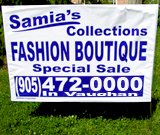 Fashion Boutique Lawn Sign