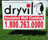 Insulated Wall Cladding Lawn Sign