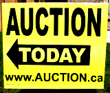 Auction Event Lawn Sign