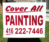 Cover All Painting Lawn Sign