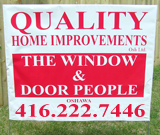 Home Improvement Lawn Sign
