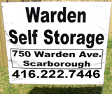 Storage Lawn Sign
