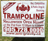 Halloween Trampoline Yard Signs