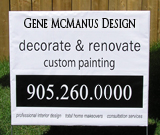 Decorate & Renovate Lawn Sign