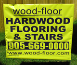 Hardwood Floors Lawn Sign