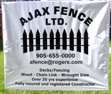 Fence Yard Sign 