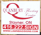 Flooring Centre Stayner Yard Sign