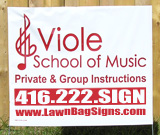 Viole School of Music Yard Signs