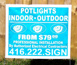 Potlights Indoor Outdoor Lawn Signs