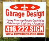 Garage Design Bag Sign