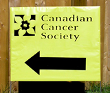 Canadian Cancer Society Lawn Signs