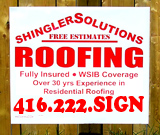 Roofing Lawn Signs
